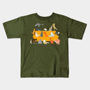 Cute Cats on the Couch Kids T-Shirt